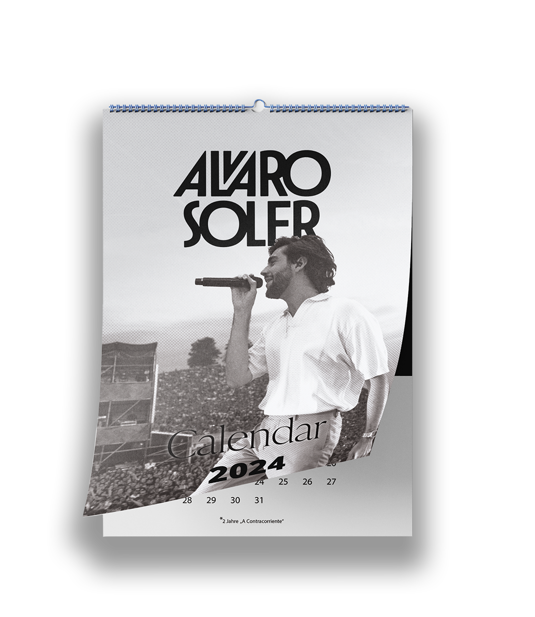 ALVARO SOLER 'CALENDER 2024' Alvaro Soler